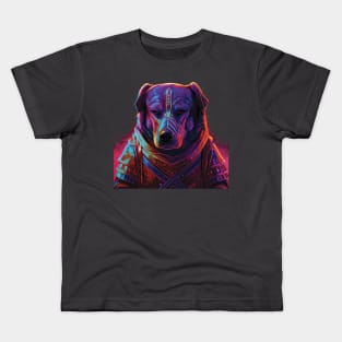 Samurai dog Kids T-Shirt